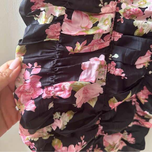 For Love & Lemon Melrose Black Floral Dress - Picture 9 of 13